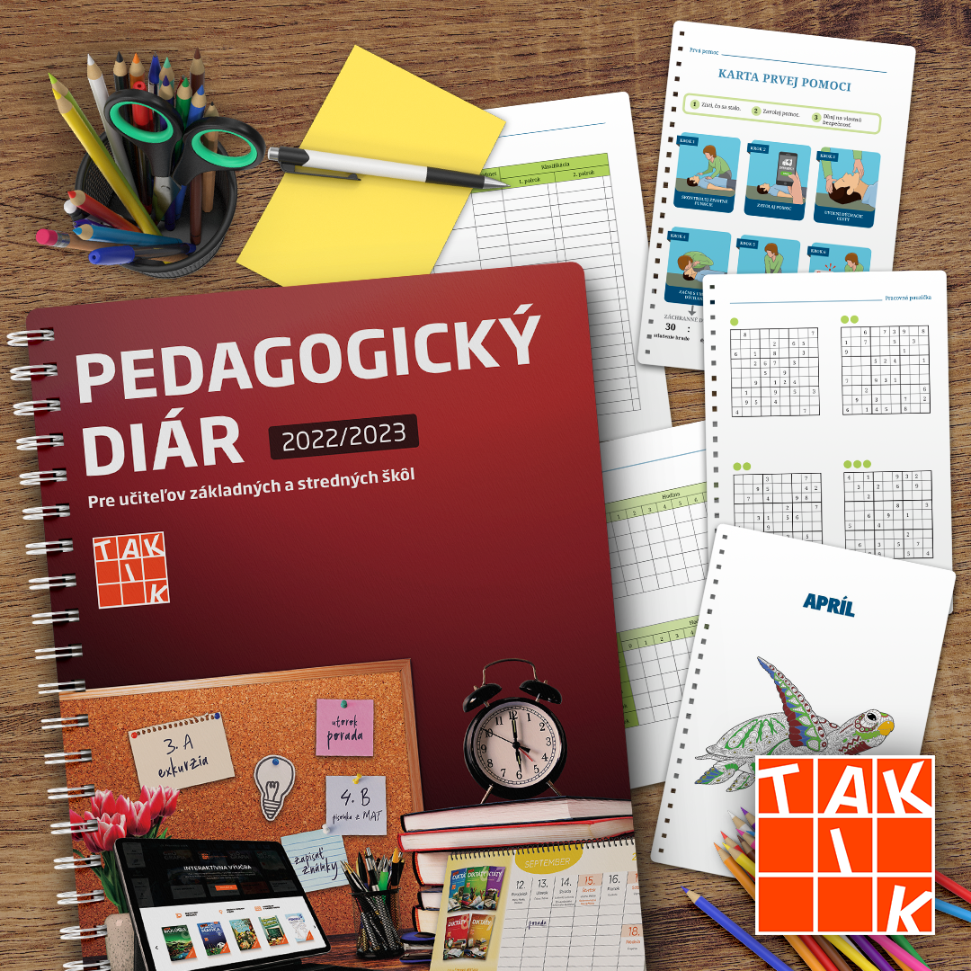 Novinka špeciálne pre UČITEĽOV - Pedagogický diár 2022/2023!