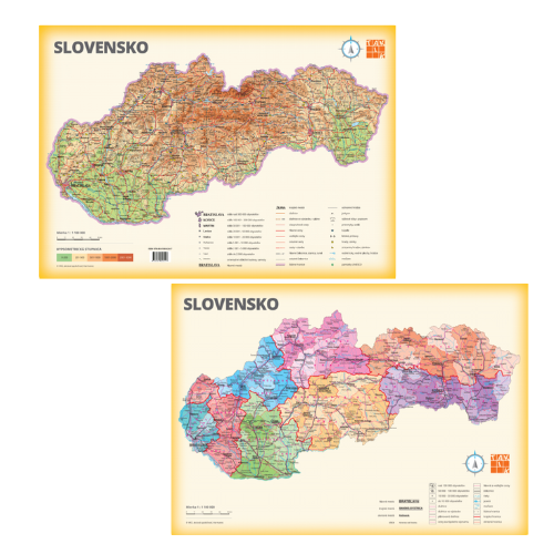 Mapa Slovensko