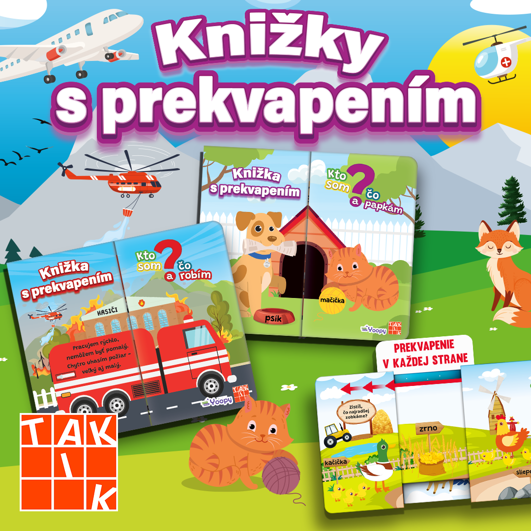 Interaktívne Knižky s prekvapením - Kto som, čo robím a čo papkám? 