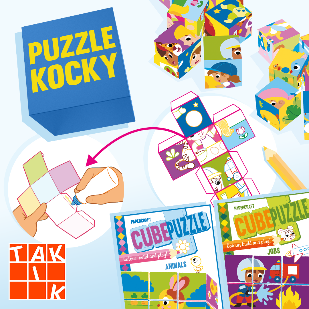 Skvelá zábava s PUZZLE KOCKAMI!