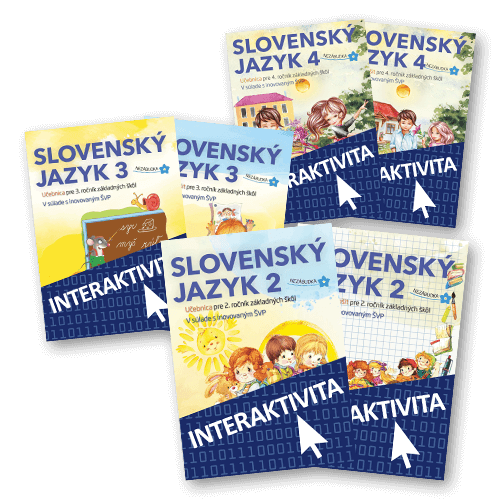 Balíček - Interaktívny Slovenský jazyk - Nezábudka 2, 3, 4 (licencia na 3 roky)